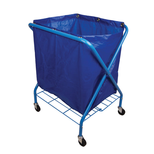 Folding Waste Cart & Lightweight Vinyl Bag 205L