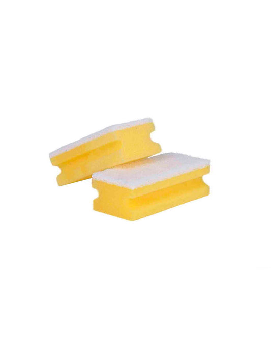 Finger Grip Sponge with Non Scrach Scourer x 10