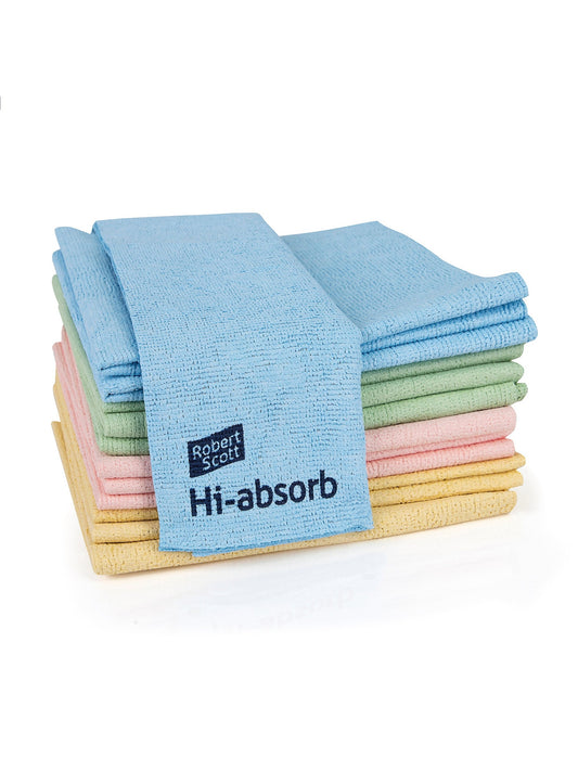 Hi-absorb Microfibre Cloth x 5