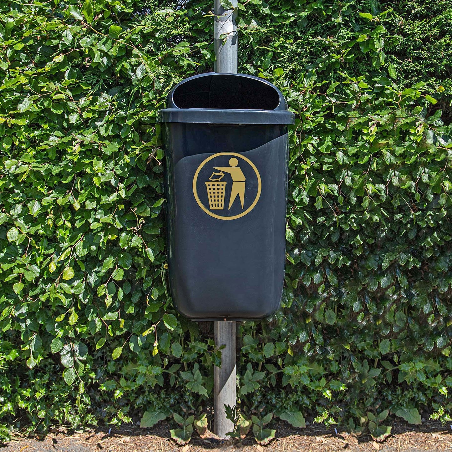 Eco Litter Bin Wall Mounted 50L