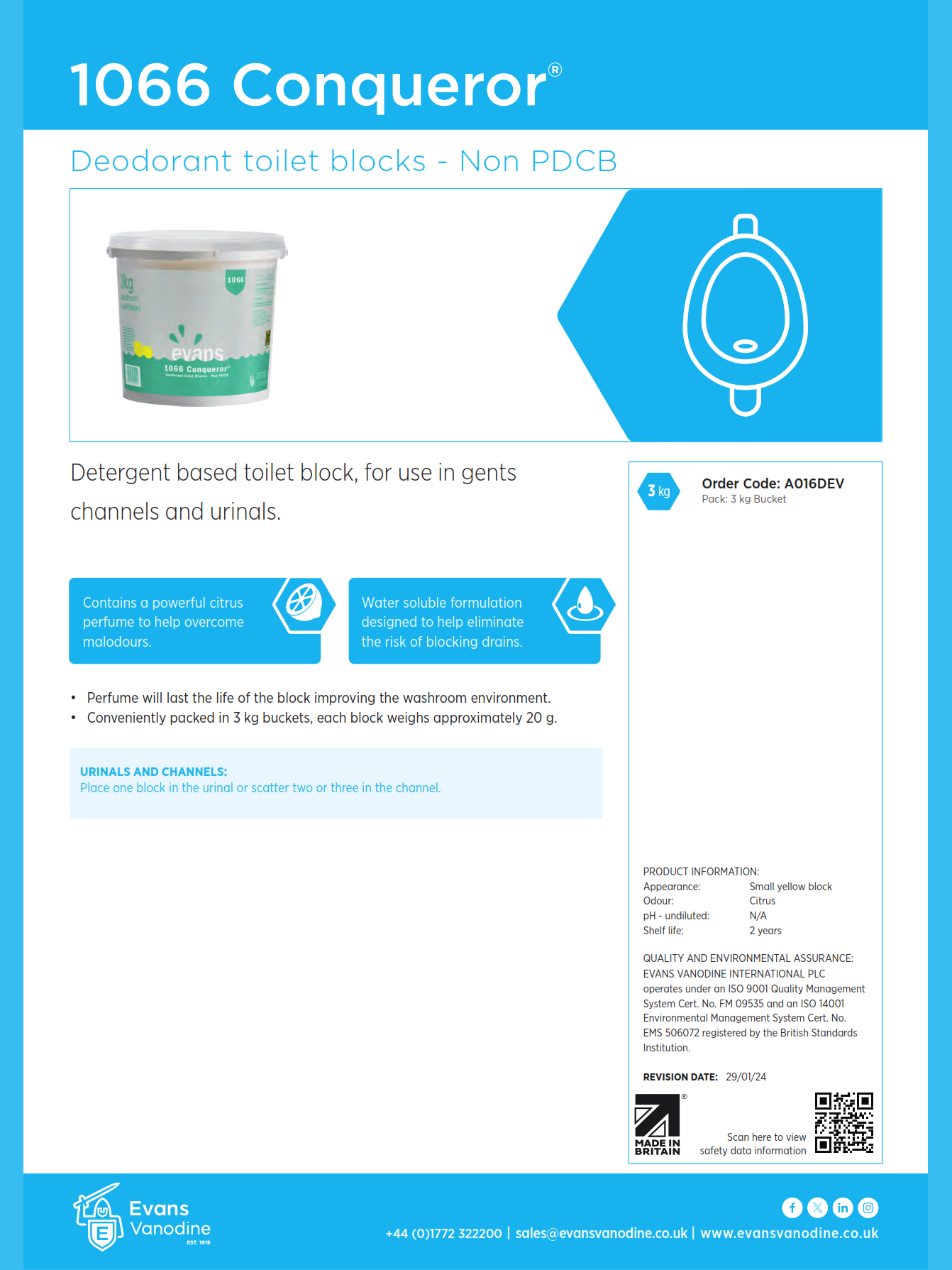 1066 Conqueror® (Non PDCB) - 3 kg