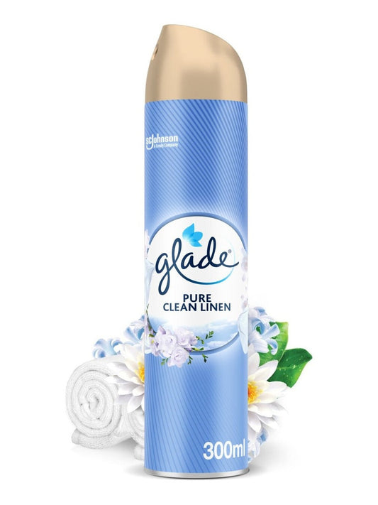 Glade Aerosol Clean Linen Air Freshener 300ml