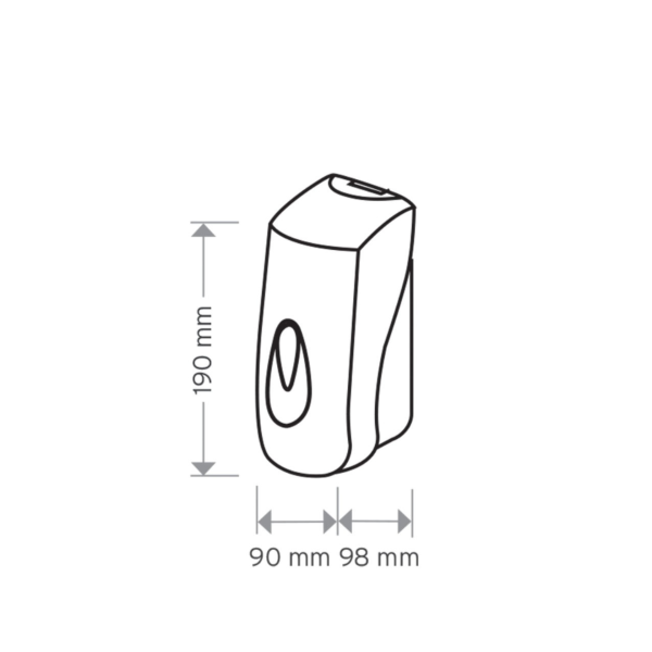 Modular 400ml Refillable Soap Dispenser