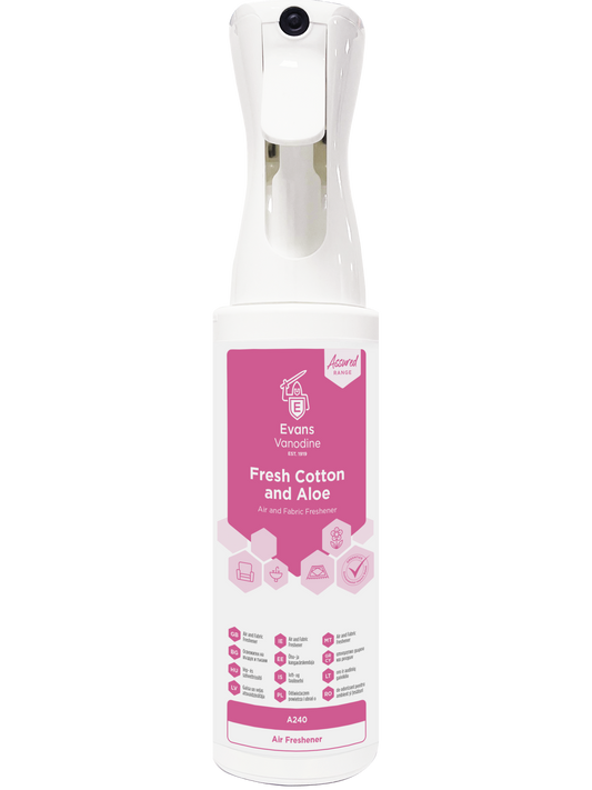 Air and Fabric Freshener - Fresh Cotton and Aloe - 750 ml