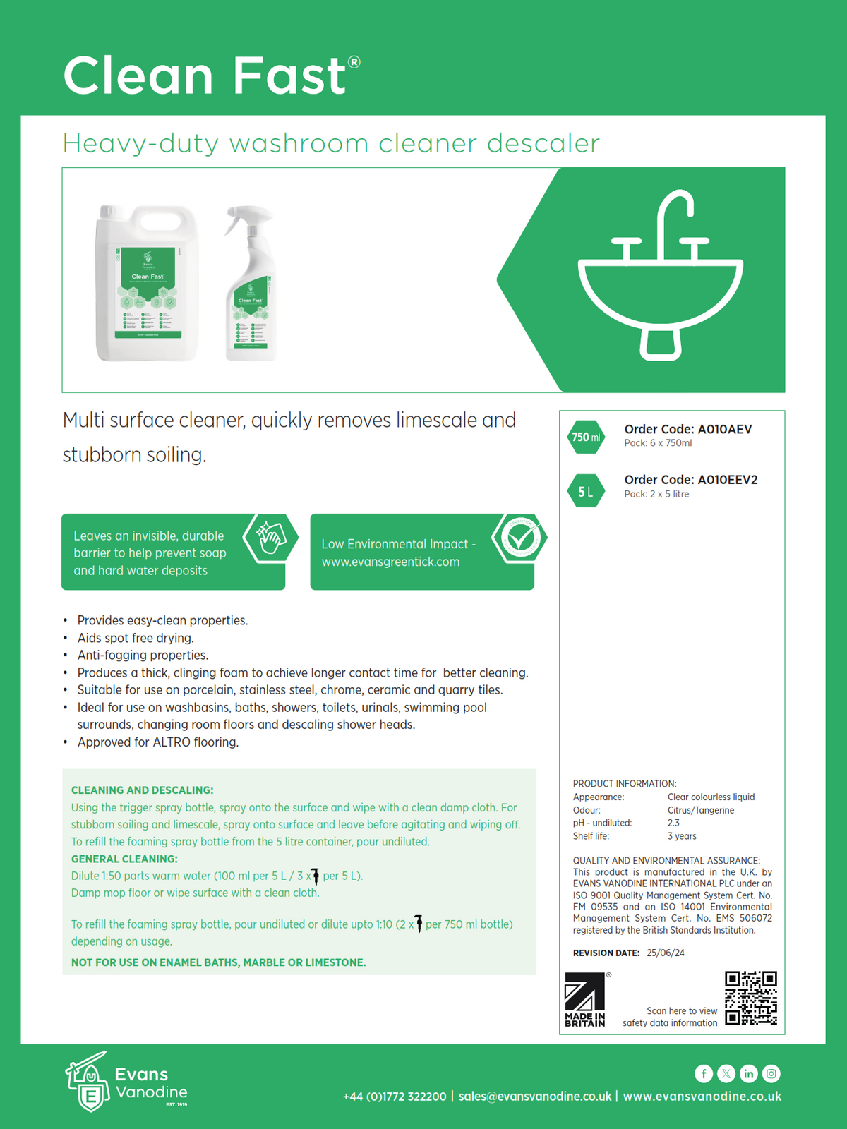Clean Fast - 750 ml