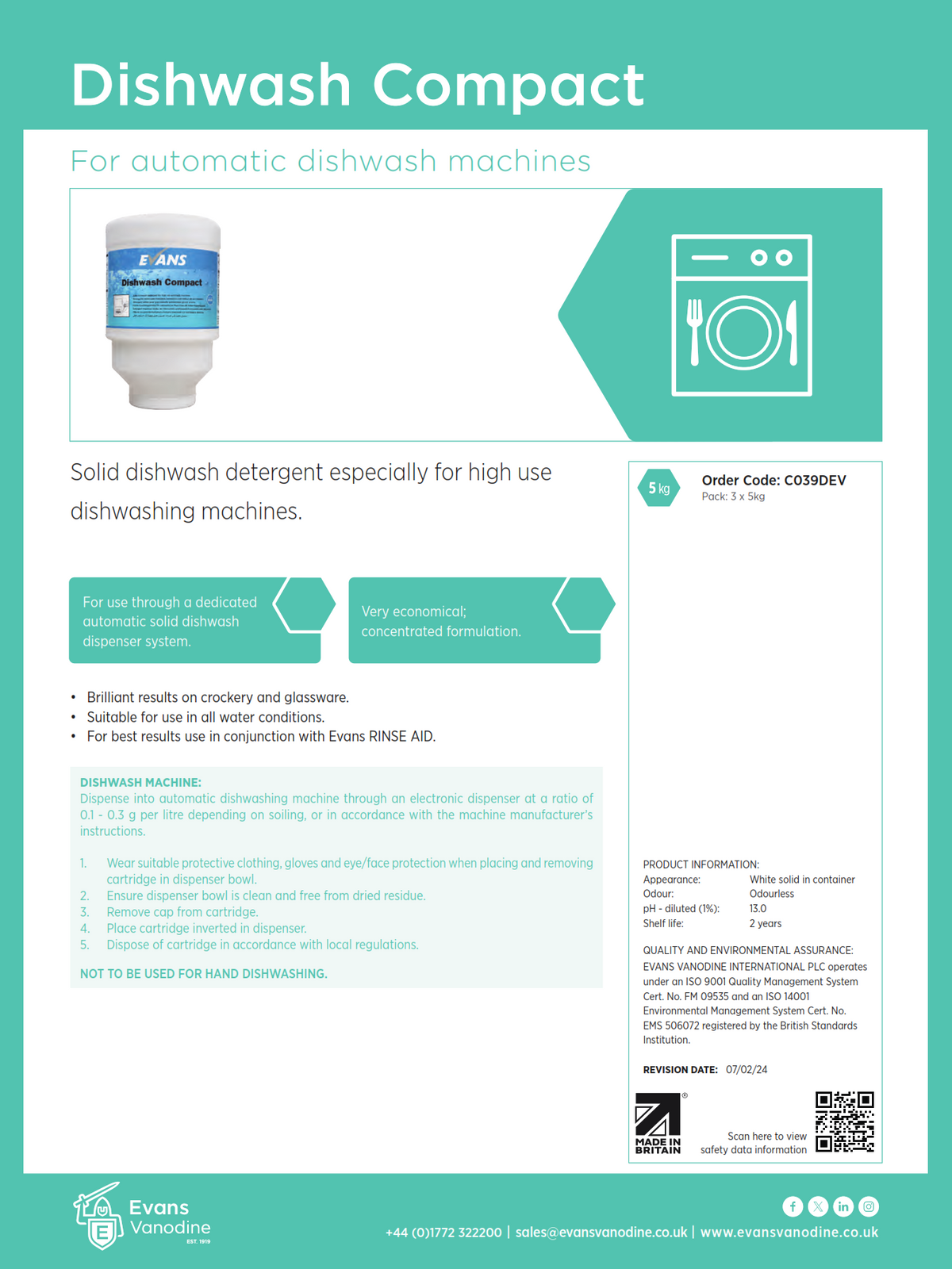 Dishwash Compact