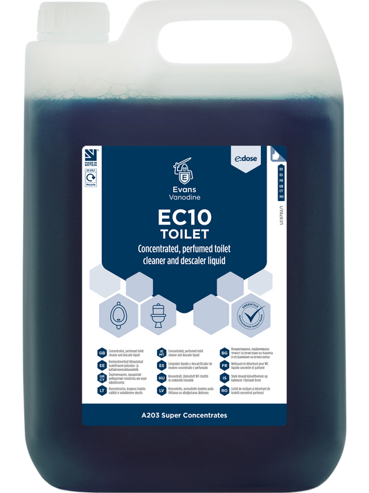 EC10 Toilet Cleaner Descaler- 2 x 5 ltr