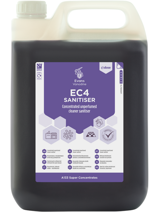 EC4 Multi-Surface Cleaner and Disinfectant 2 x 5 ltr