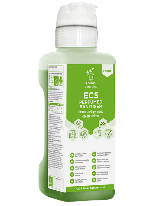 EC5 Perfumed Sanitiser 4 x 1 ltr