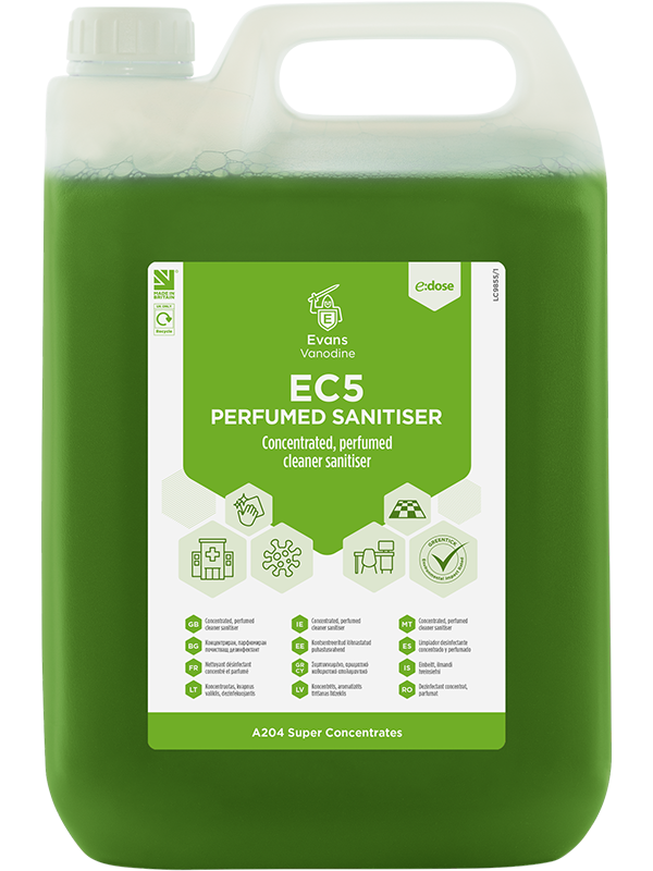 EC5 Perfumed Sanitiser 2 x 5 ltr