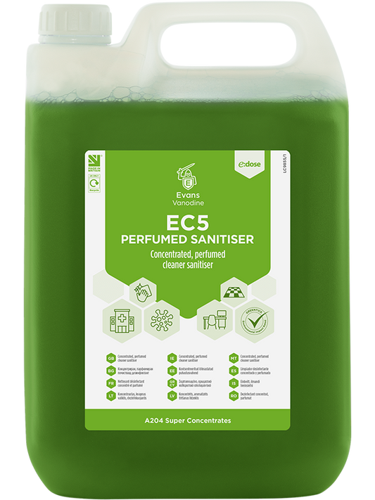 EC5 Perfumed Sanitiser 2 x 5 ltr