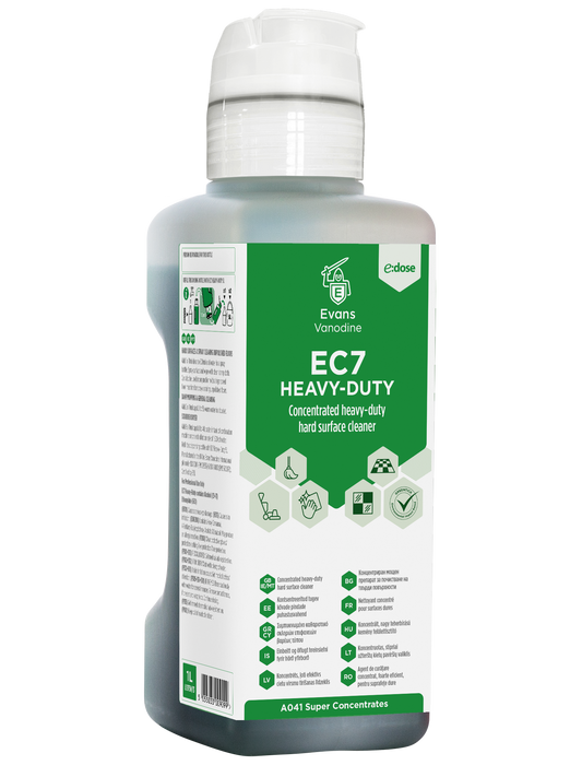 EC7 Heavy Duty Hard Surface Cleaner 4 x 1 ltr