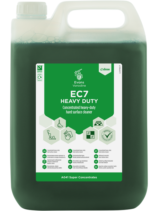 EC7 Heavy Duty Hard Surface Cleaner 2 x 5 ltr