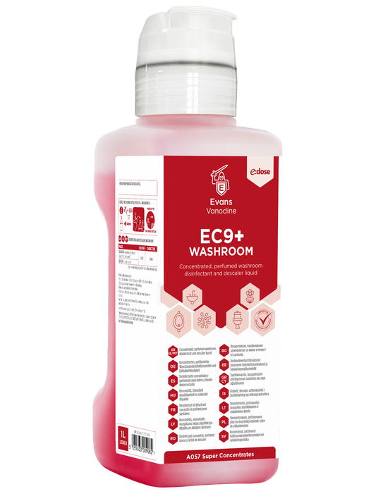 EC9+ Bactericidal Cleaner and Descaler 4 x 1 ltr