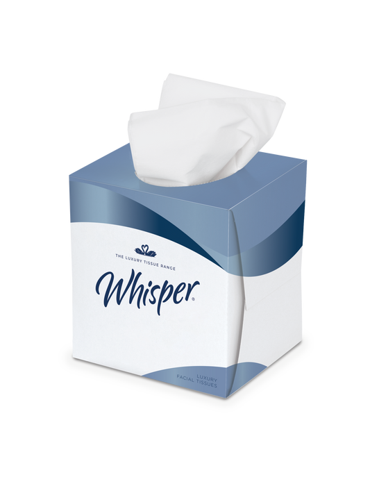 Tissue Facial White 2 ply 24 packs x 70 Sheets