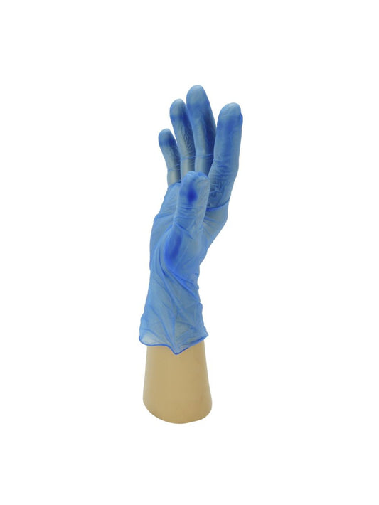 Blue Vinyl Powder Free Disposable Glove