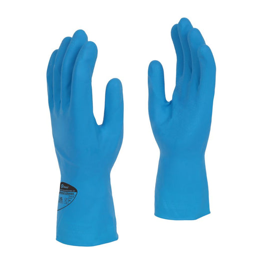 Standard Household Rubber Glove - Blue