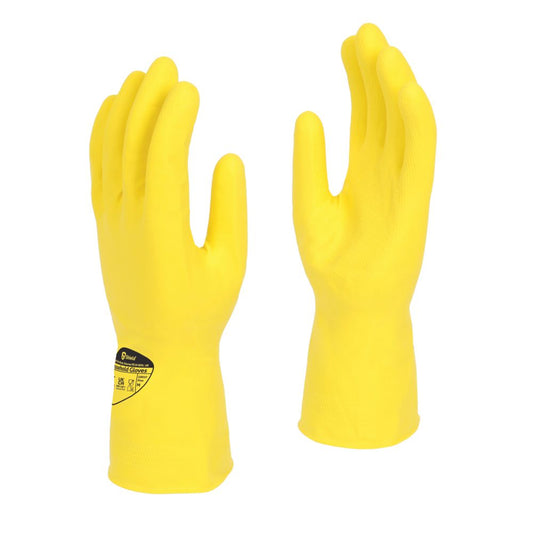Standard Household Rubber Glove - Yellow