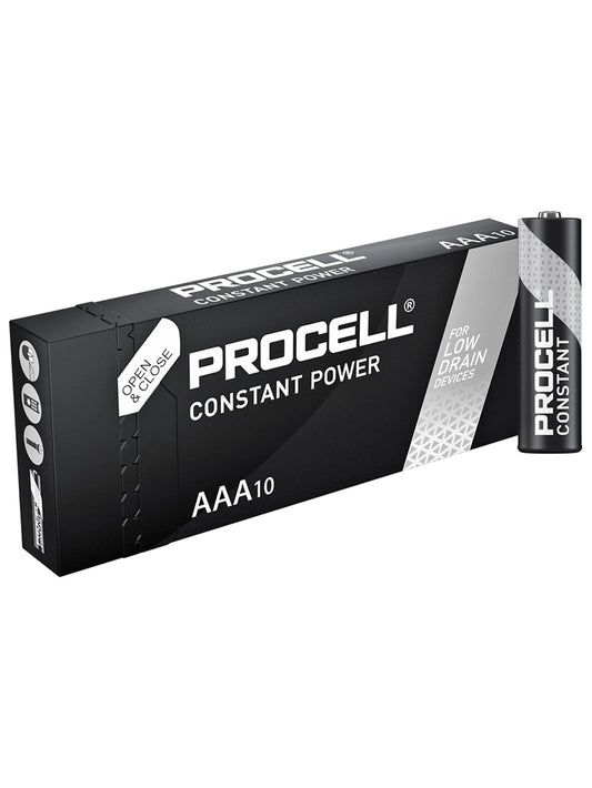 Duracell Procell Constant AAA PC2400 LR03 Batteries | Box of 10