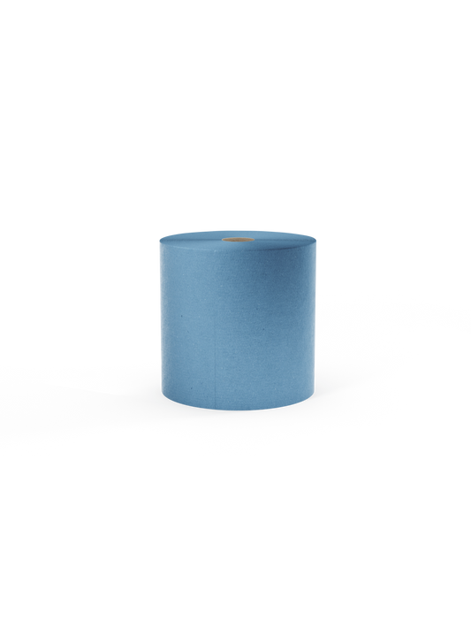 Roll Towel Blue 1 Ply 200 Meter x 6 Rolls