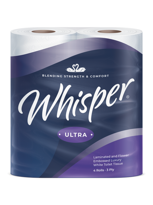 Toilet Rolls White 3 ply Luxury x 40 Rolls