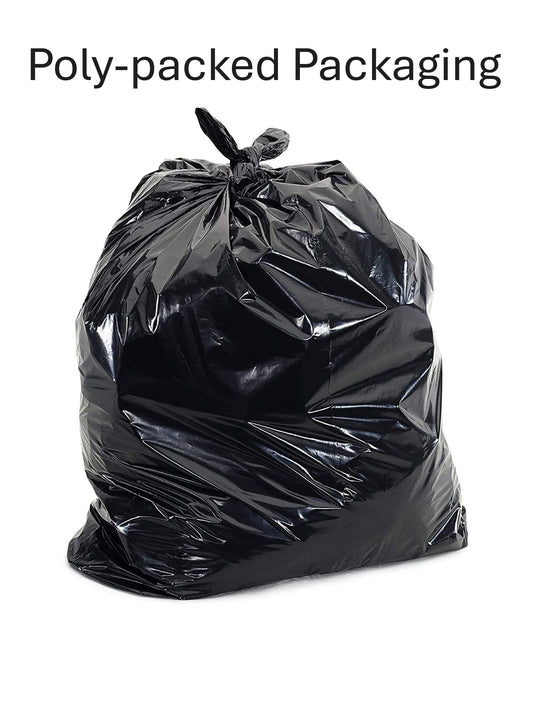 90L 15kg CHSA Black Refuse Sack Poly-Packed