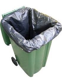 240L Black Wheeled Bin Liner