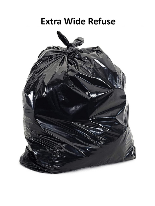 120L 18kg CHSA Black Refuse Sack