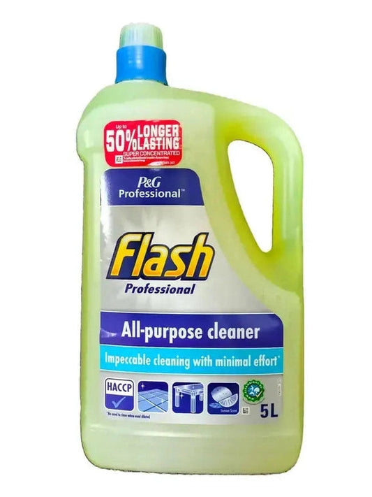 Flash Liquid Lemon All Purpose Cleaner - 5 Ltr