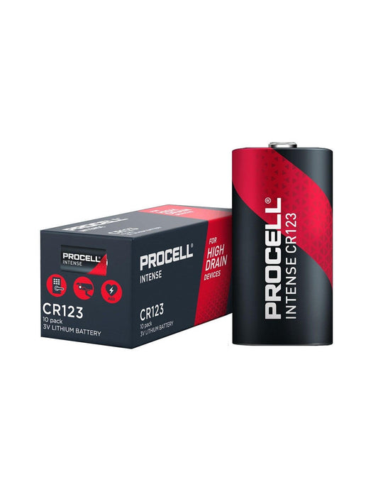 Duracell Procell Intense CR123A Batteries | 10 Pack