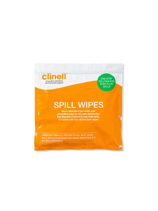 Clinell Spill Wipes 400x400mm 2 wipes per pack