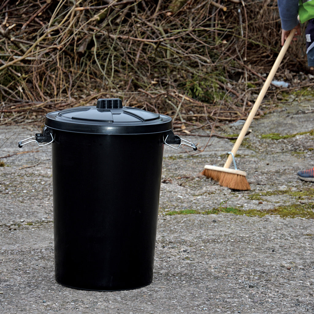 Dustbin Black 90L