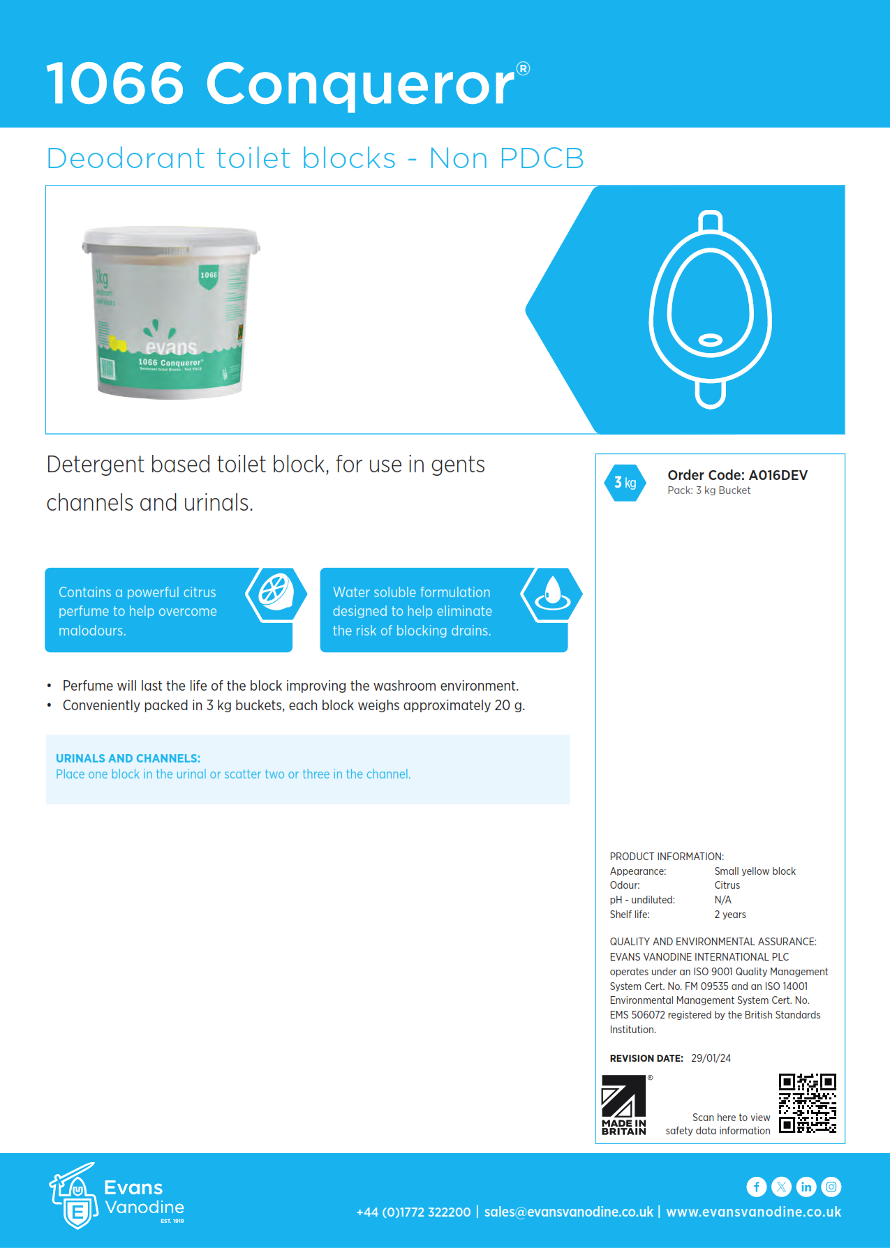 1066 Conqueror® (Non PDCB) - 3 kg