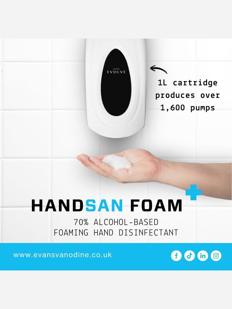 Handsan Foam - 6 x 1 ltr Evolve Cartridge