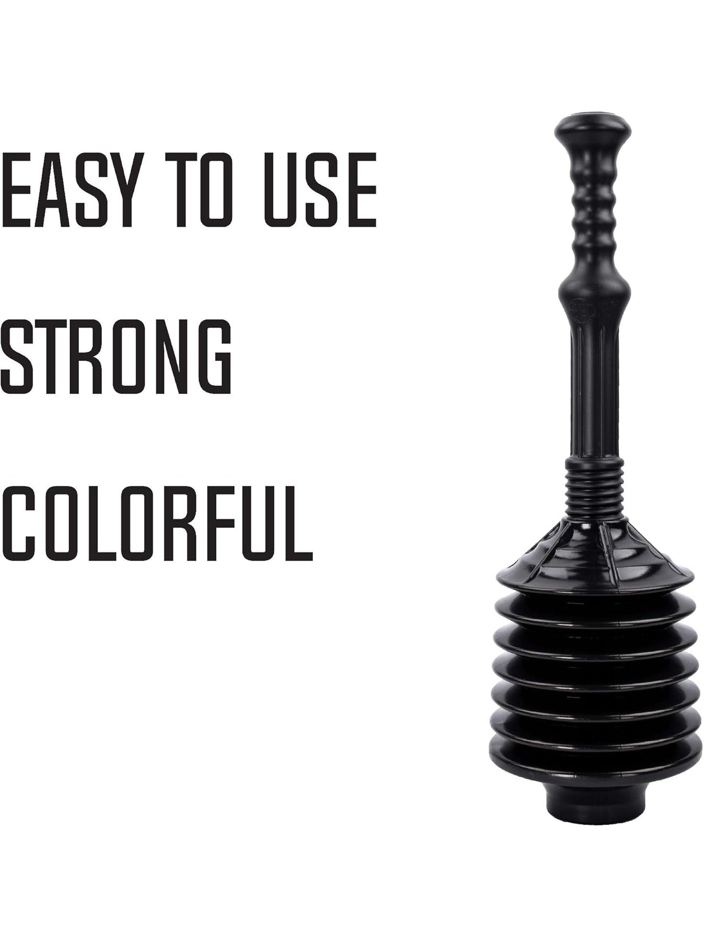 Professional Bellows Accordion Toilet Plunger