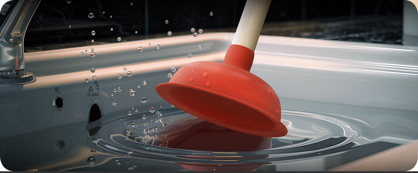Sink & Drain Plunger - 140mm & Extra Strong