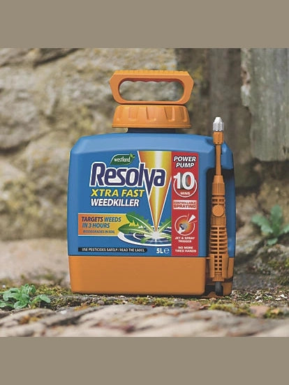 Westland Resolva Xtra Fast Weedkiller 50m² 5Ltr