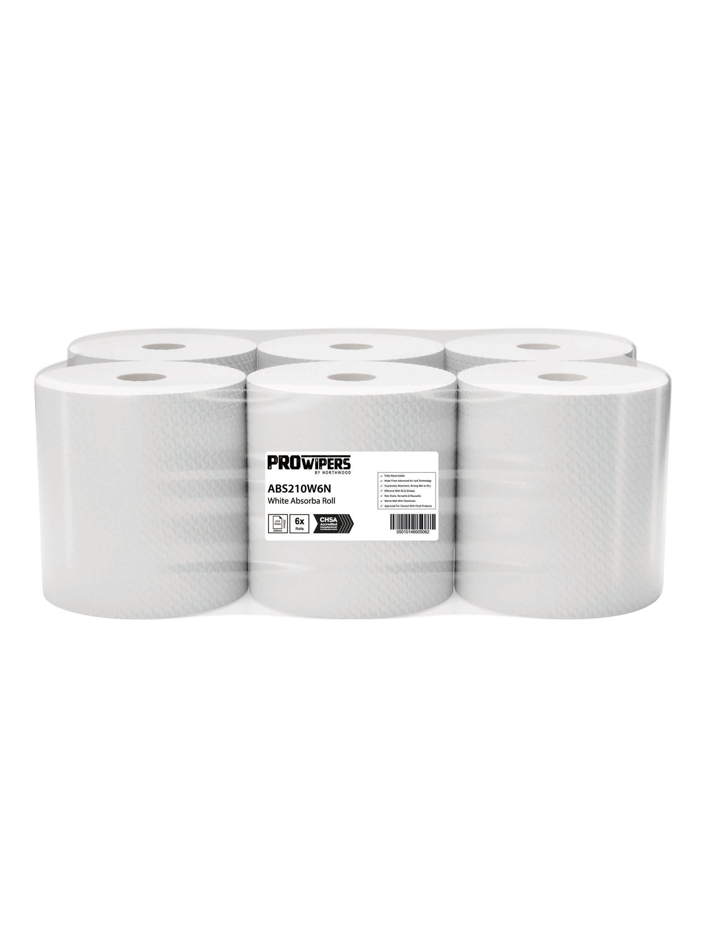 White Absorba Roll x 6 Rolls