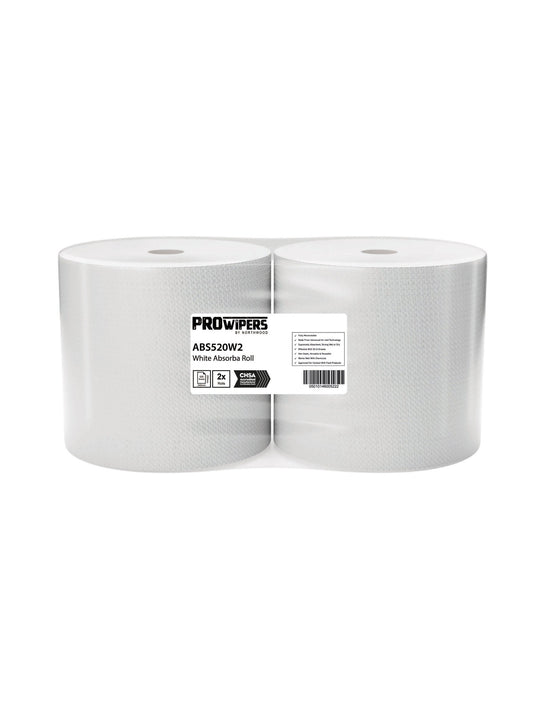 White Absorba Roll x 2 Rolls