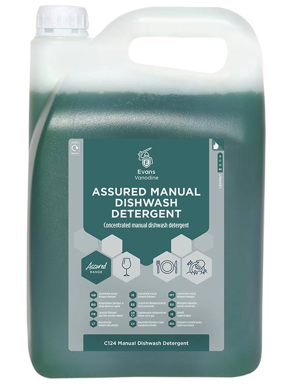 Assured Manual Dishwash Detergent 4 x 5KG