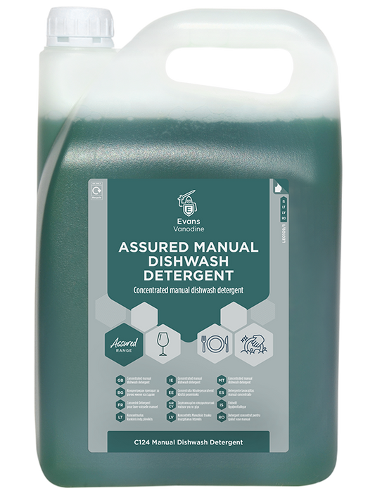 Assured Manual Dishwash Detergent 4 x 5KG