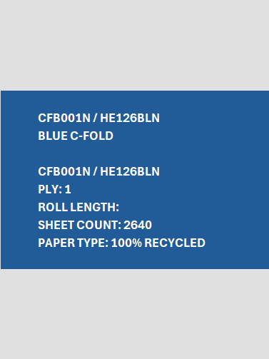 CFB001N – Blue C-Fold