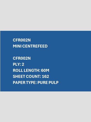 CFR002N - Flatsheet Mini Centrefeed 60M