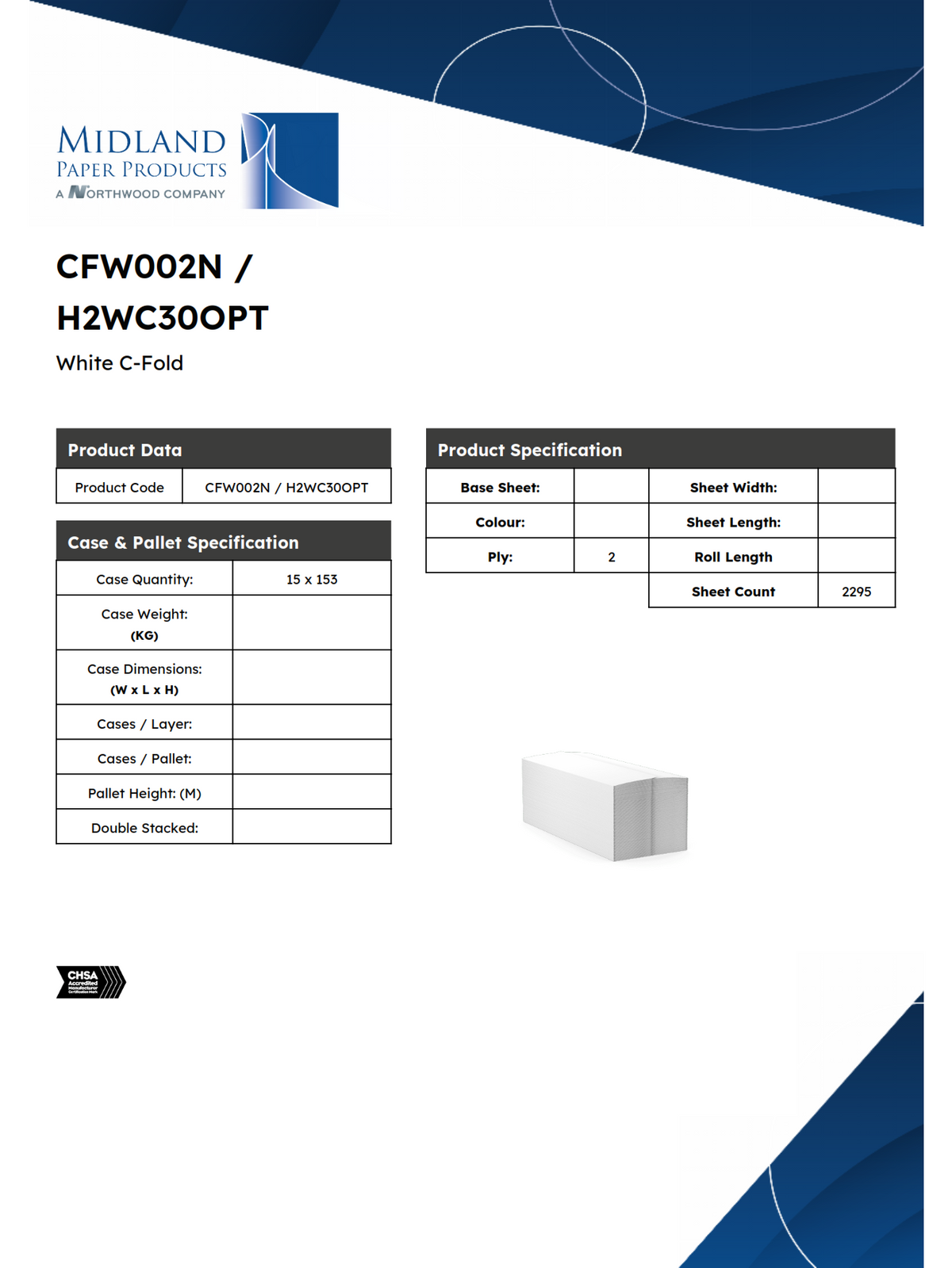 CFW002N – White C-Fold