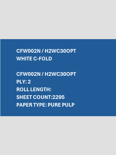 CFW002N – White C-Fold