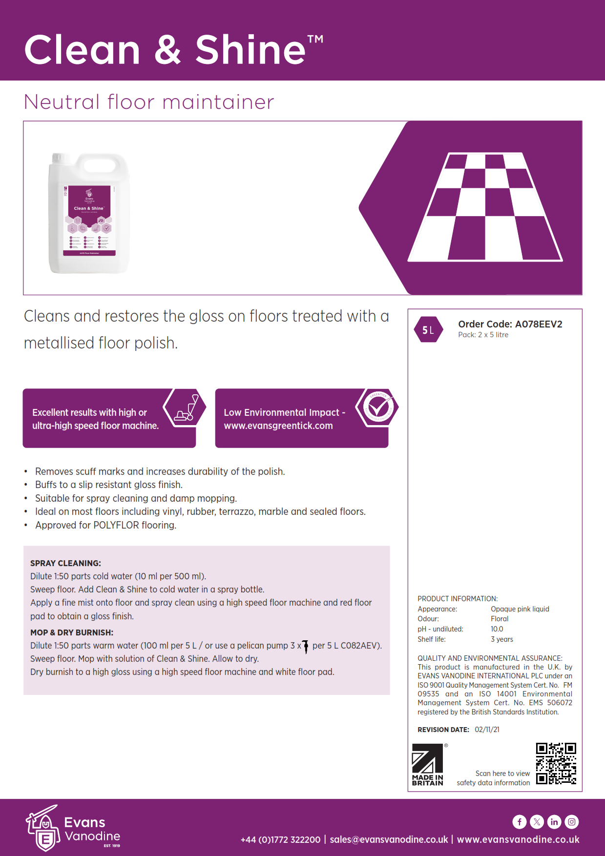 Clean & Shine - 5 ltr