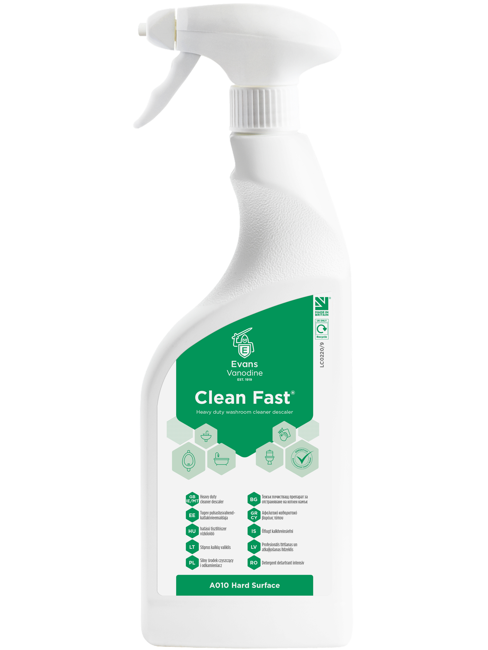 Clean Fast Stephens Clean Fast - 750 ml – M60 Cleaning Supplies Ltd