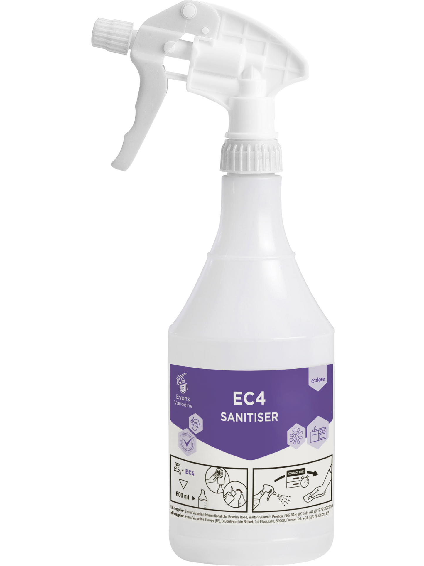 EC4 Spray Bottle & Trigger 6 x 1