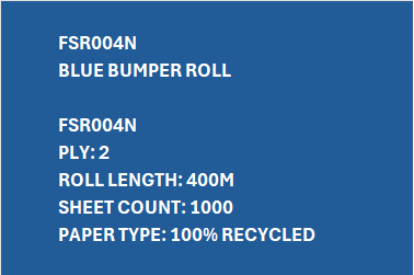 FSR004N – Blue Bumper Roll