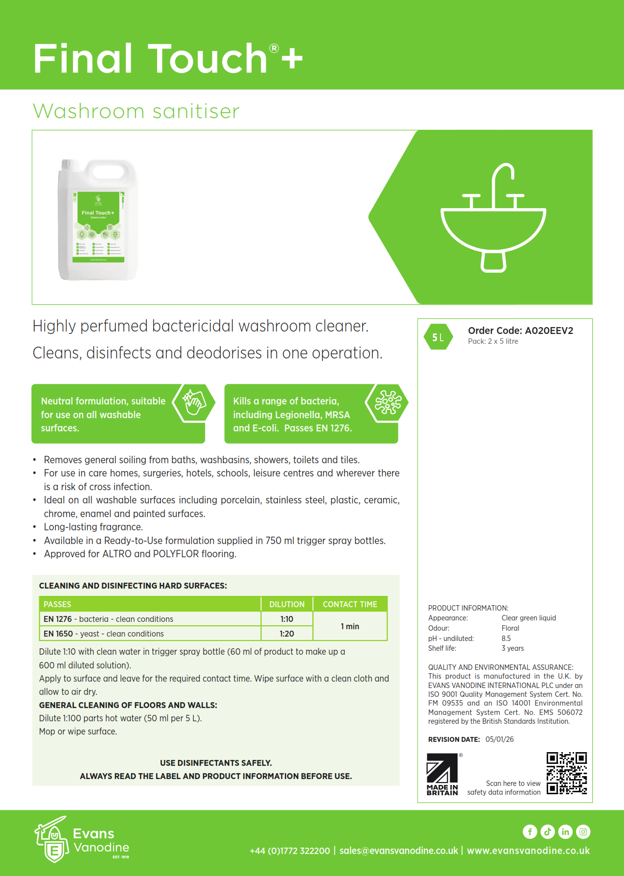Final Touch+ - 5 ltr